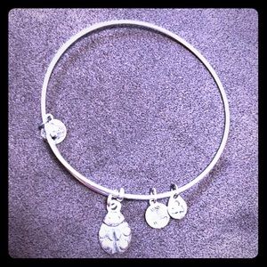 Alex and Ani Lady Bug Charm Bracelet